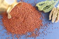 Healthy Food Ragi or Finger Millet Royalty Free Stock Photo