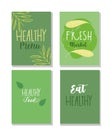 Healthy food, restaurant menu brochure flyer health balance nutrition diet