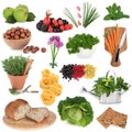 Healthy Food Sampler Royalty Free Stock Photo