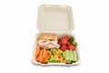 Healthy food on togo lunchbox