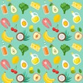 Healthy food vector template