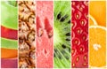 Healthy fresh fruits background Royalty Free Stock Photo