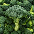 Healthy Fresh Green raw Broccoli. background, texture. Royalty Free Stock Photo