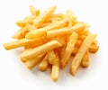 Healthy fresh oven baked pommes frites Royalty Free Stock Photo