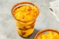 Healthy Frozen Mango Mangonada Cocktail Drink Royalty Free Stock Photo