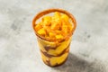 Healthy Frozen Mango Mangonada Cocktail Drink Royalty Free Stock Photo