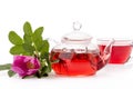 Healthy fruit tea from rose hip. Royalty Free Stock Photo