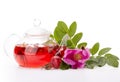 Healthy fruit tea from rose hip. Royalty Free Stock Photo