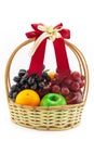 Healthy Fruits gift Basket Royalty Free Stock Photo