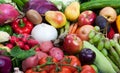Healthy fruits and vegetables Royalty Free Stock Photo