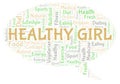 Healthy Girl word cloud.