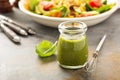 Healthy green goddess salad dressing Royalty Free Stock Photo