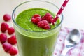 Healthy Green Juice Smoothie Drink Royalty Free Stock Photo