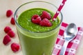 Healthy Green Juice Smoothie Drink Royalty Free Stock Photo