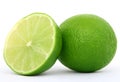 Healthy green lime fruit