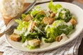 Healthy Green Organic Caesar Salad Royalty Free Stock Photo