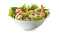 Green Salad with shrimp Royalty Free Stock Photo