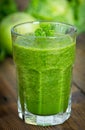 Healthy green smoothie