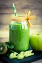 Healthy green smoothie