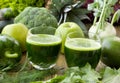 Healthy green smoothies