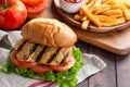 Healthy Grilled Chicken Breast Sandwich Royalty Free Stock Photo