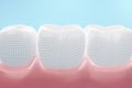 Healthy gums and teeth coating by fluoride