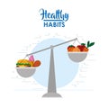 Healthy habits lifestyle