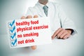 Healthy habits Royalty Free Stock Photo