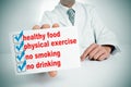 Healthy habits Royalty Free Stock Photo