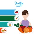 Healthy habits woman