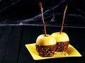 Healthy Halloween apple dessert