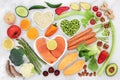 Healthy Heart Food for Fitness and Vitality Royalty Free Stock Photo