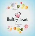 A healthy heart/ A healthy heart is the essential trace elements vitamins and minerals