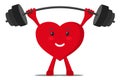 A healthy heart raises the bar with weights.