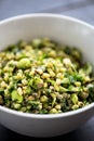 Healthy and Herby Salad with Wheatberries and Green Vegetables