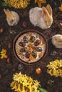 Healthy homemade carrot cake Royalty Free Stock Photo