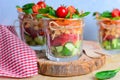 Healthy Homemade Jar Salad, Vegan Detox Eating, Vegetarian Food