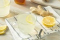 Healthy Homemade Lemon Ginger Tea Royalty Free Stock Photo