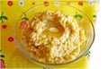 Healthy homemade millet porridge