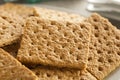 Healthy Honey Graham Crackers Royalty Free Stock Photo