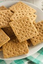 Healthy Honey Graham Crackers Royalty Free Stock Photo