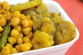 Healthy Indian vegetarian set meal