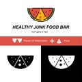 Healthy junk food business Logo idea free for commercial use