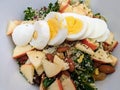 Healthy Kale Lettuce Egg Salad