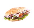 Healthy kebab or dÃÂ¶ner Royalty Free Stock Photo