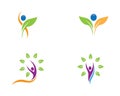 Healthy life logo template