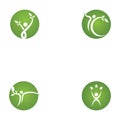 Healthy Life people Logo template vector icon. Royalty Free Stock Photo