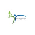Healthy Life people Logo template vector icon. Royalty Free Stock Photo