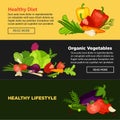 Healthy lifestyle diet that consists of organic vegetables