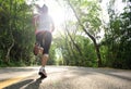 Healthy lifestyle fitness sports woman running Royalty Free Stock Photo